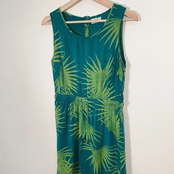 NUMPH | BOHO PALM LEAF SLEEVELESS DRESS - Picture 2 of 10